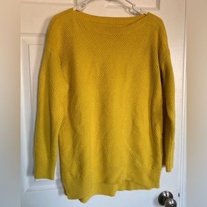 LOFT mustard sweater
